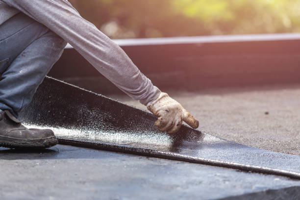 Professional Basement Waterproofing technician working in Ferndale, WA